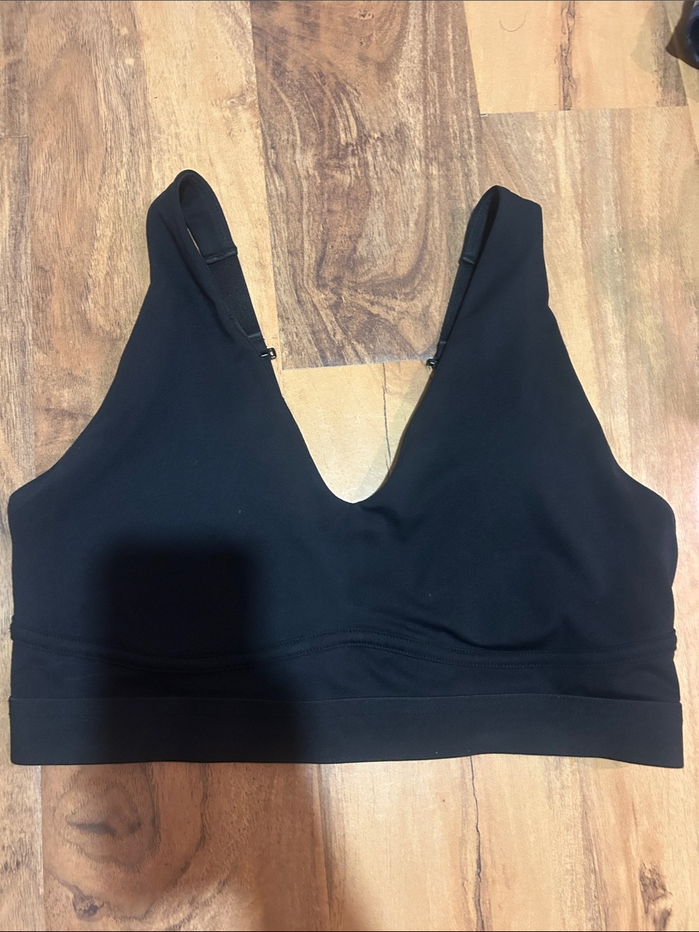 Fabletics Black V-Neck Wireless Sports Bralette